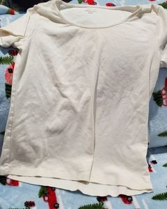 🤍Attention Women's White Tee